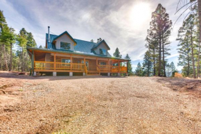 Private Ski-Out Angel Fire Cabin Wraparound Porch
